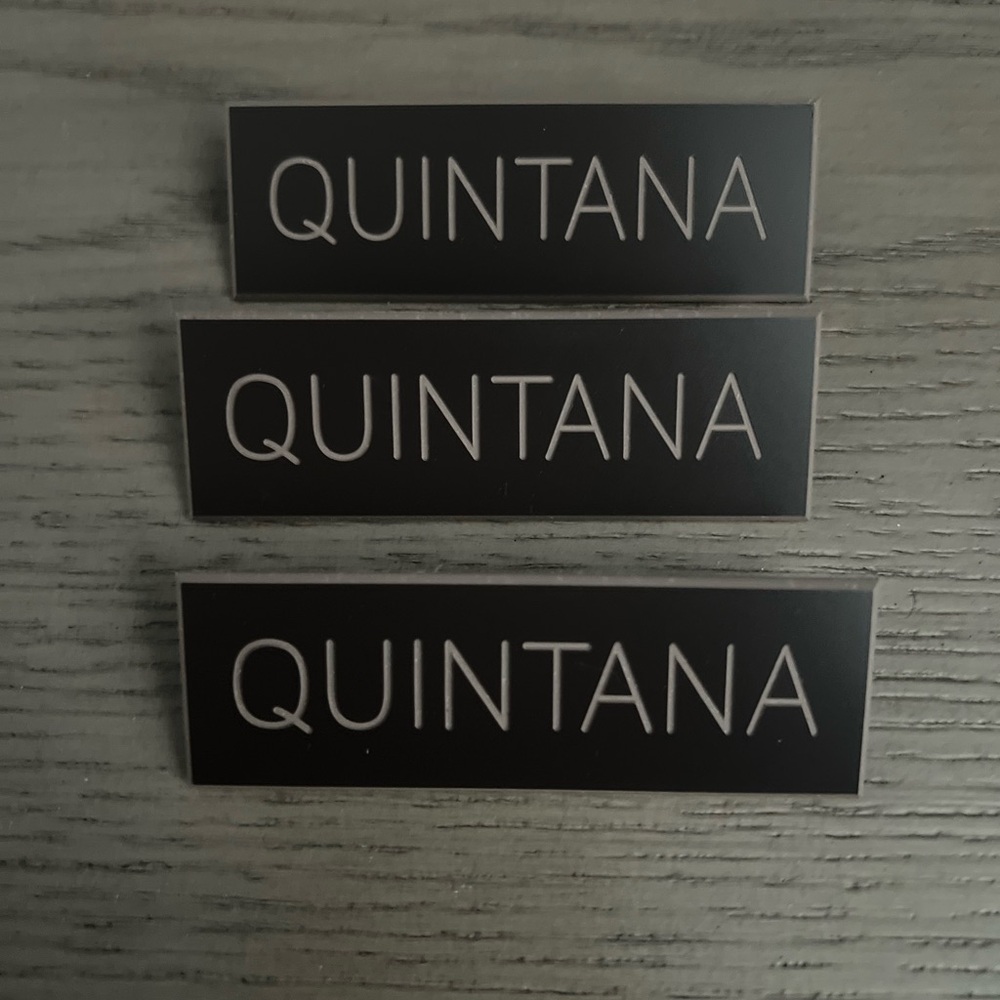 AGSU Nameplate (Thin Letters)